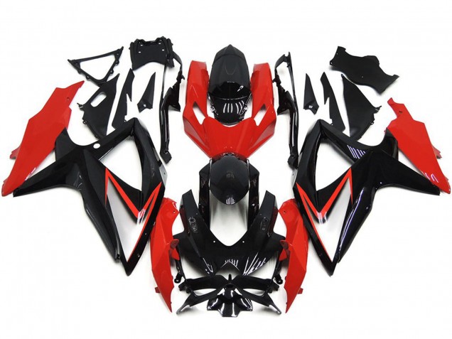 2008-2010 Custom Red OEM Style Suzuki GSXR 600-750 Fairings