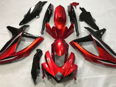 Best Aftermarket 2008-2010 Gloss Red Suzuki GSXR 600-750 Fairings