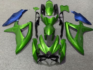 Best Aftermarket 2008-2010 Green and Blue Suzuki GSXR 600-750 Fairings