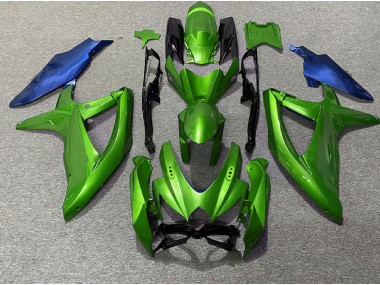 Best Aftermarket 2008-2010 Green and Blue Suzuki GSXR 600-750 Fairings