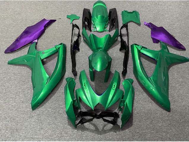 Best Aftermarket 2008-2010 Green and Purple Suzuki GSXR 600-750 Fairings