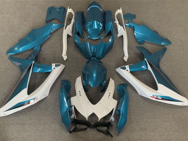 Best Aftermarket 2008-2010 Light Blue OEM Style Suzuki GSXR 600-750 Fairings