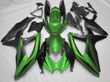 2008-2010 Matte Green No R Suzuki GSXR 600-750 Fairings