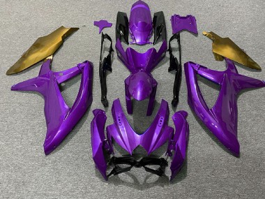 2008-2010 Purple and Gold Suzuki GSXR 600-750 Fairings