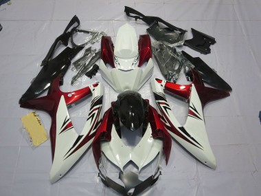 Best Aftermarket 2008-2010 Red White Black Suzuki GSXR 600-750 Fairings