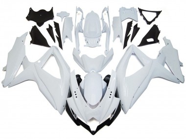 Best Aftermarket 2008-2010 Shining Gloss White Suzuki GSXR 600-750 Fairings