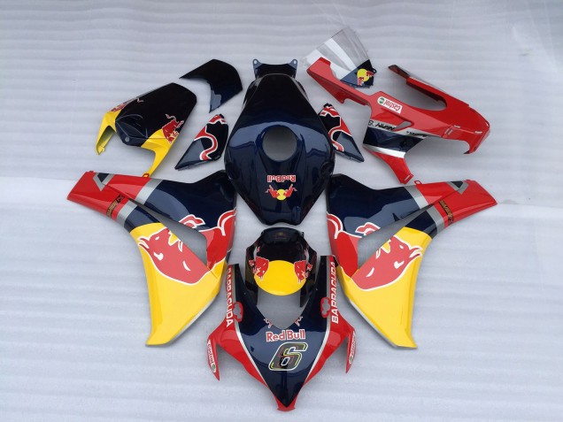 2008-2011 Blue Red Bull Honda CBR1000RR Fairings