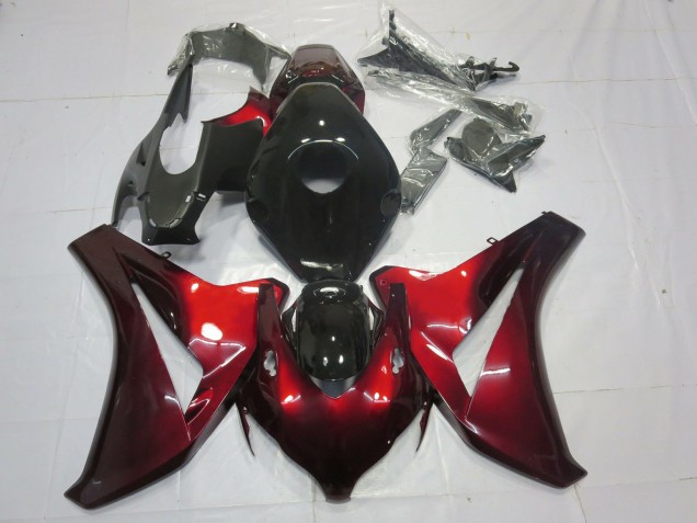 2008-2011 Candy Red and Black Honda CBR1000RR Fairings