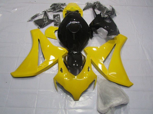 2008-2011 Clear Yellow and Black Honda CBR1000RR Fairings