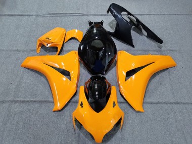 2008-2011 Gloss Orange and Black Honda CBR1000RR Fairings