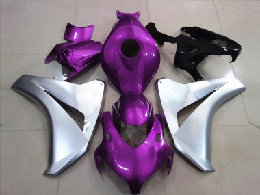 2008-2011 Gloss Pink and Silver Honda CBR1000RR Fairings