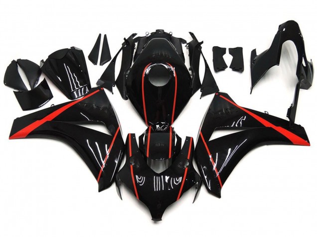 2008-2011 Gloss Red and Black Honda CBR1000RR Fairings