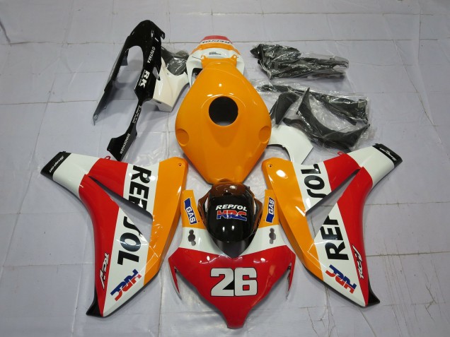 2008-2011 Light Orange Repsol Honda CBR1000RR Fairings