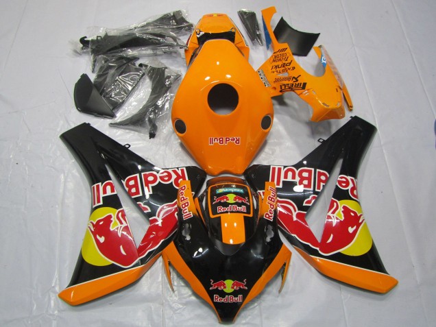 2008-2011 Orange Red Bull Honda CBR1000RR Fairings