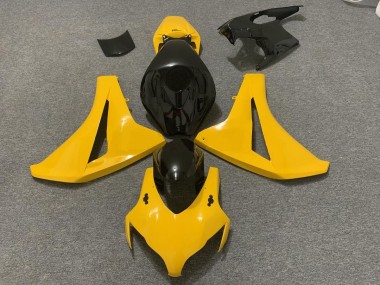 2008-2011 Pearl Yellow and Black Honda CBR1000RR Fairings