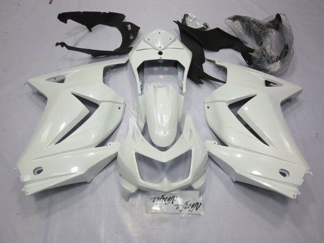 Best Aftermarket 2008-2013 Gloss White Kawasaki Ninja 250 Fairings