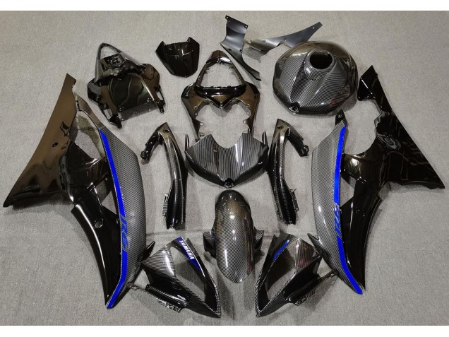 2008-2016 Carbon Fiber & Blue Yamaha R6 Fairings