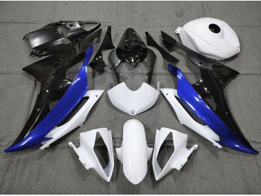 Best Aftermarket 2008-2016 Custom Blue Black and White Yamaha R6 Fairings