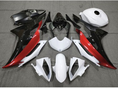 Best Aftermarket 2008-2016 Custom Red Black and White Yamaha R6 Fairings