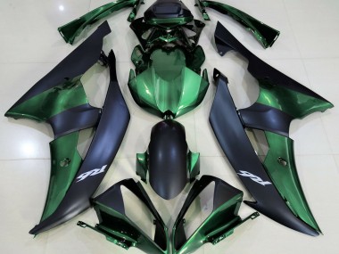 2008-2016 Forest Green and Matte Black Yamaha R6 Fairings