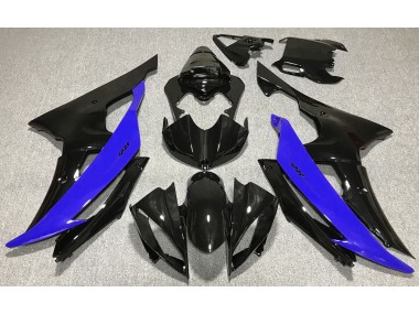 2008-2016 Gloss Black & Blue Yamaha R6 Fairings