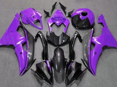 Best Aftermarket 2008-2016 Gloss Purple and Carbon Yamaha R6 Fairings