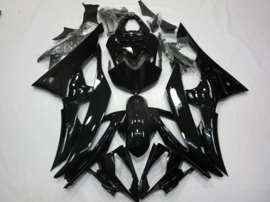 Best Aftermarket 2008-2016 No.2 Gloss Black Yamaha R6 Fairings