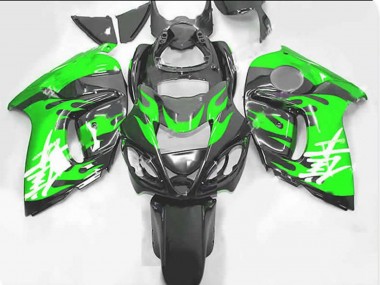 Best Aftermarket 2008-2019 Green and Grey Suzuki GSXR 1300 Fairings