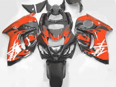 Best Aftermarket 2008-2019 Orange and Grey Suzuki GSXR 1300 Fairings