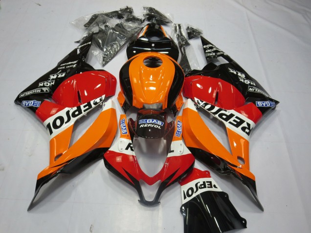 2009-2012 Black Repsol Honda CBR600RR Fairings