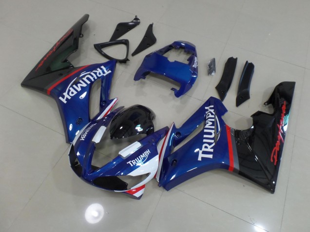 2009-2012 Blue and White Triumph Daytona 675 Fairings