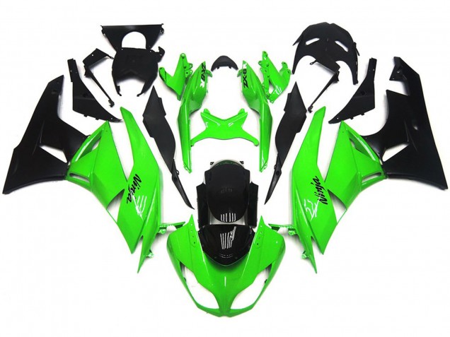 Best Aftermarket 2009-2012 Deep Gloss Green Sharp Kawasaki ZX6R Fairings