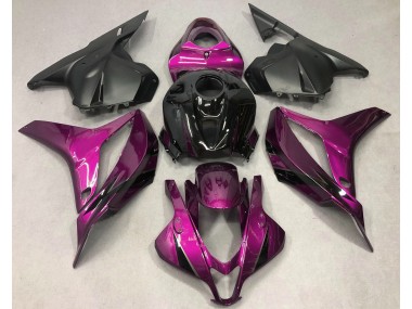 2009-2012 Deep Pink with Black Honda CBR600RR Fairings