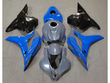 2009-2012 Double Blue on Gray Honda CBR600RR Fairings