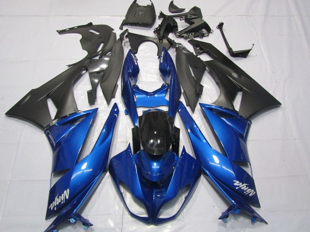 2009-2012 Gloss Blue Kawasaki ZX6R Fairings