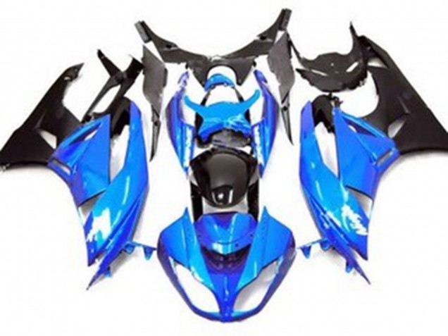 Best Aftermarket 2009-2012 Gloss Blue Style Kawasaki ZX6R Fairings