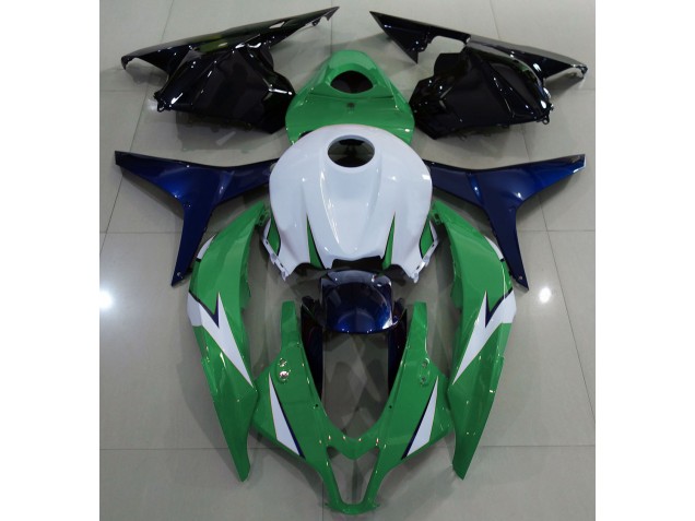 2009-2012 Gloss Green and Blue Honda CBR600RR Fairings