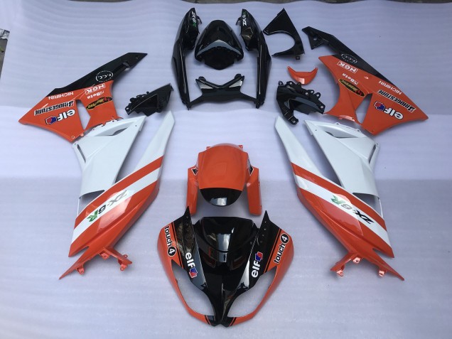 2009-2012 Gloss Orange & Kawasaki ZX6R Fairings