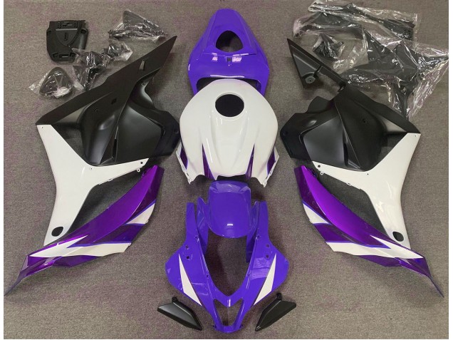 2009-2012 Gloss Purple White and Violet Honda CBR600RR Fairings