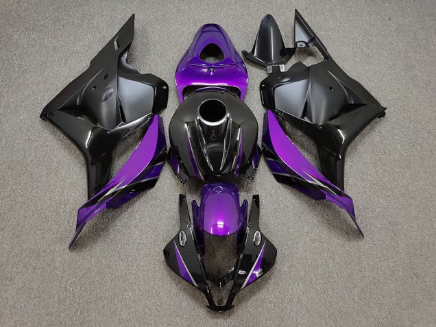 2009-2012 Gloss Purple and Black Honda CBR600RR Fairings