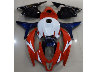 2009-2012 Gloss Red and Blue Honda CBR600RR Fairings