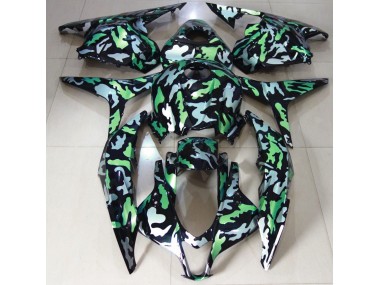 Best Aftermarket 2009-2012 Green Snow Camo Honda CBR600RR Fairings