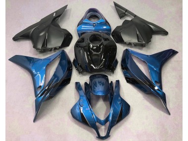 2009-2012 Light Blue with Black Honda CBR600RR Fairings