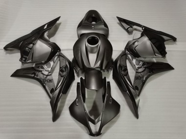 2009-2012 Matte Black Custom Design Honda CBR600RR Fairings