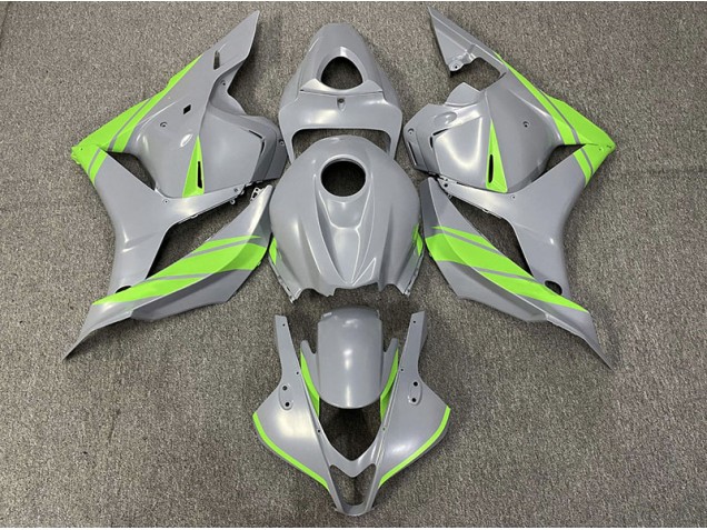 2009-2012 Nardo Gray and Green Honda CBR600RR Fairings