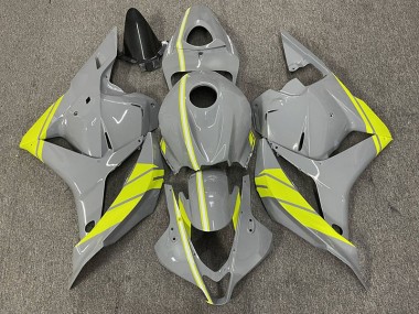 2009-2012 Nardo Grey and High Viz Yellow Honda CBR600RR Fairings