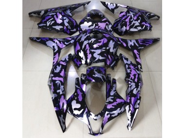 2009-2012 Purple Snow Camo Honda CBR600RR Fairings