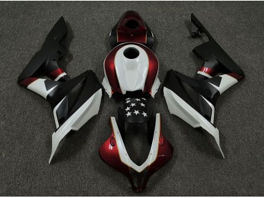 Best Aftermarket 2009-2012 Racing Red and Black Honda CBR600RR Fairings