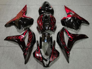 Best Aftermarket 2009-2012 Red Flame Honda CBR600RR Fairings