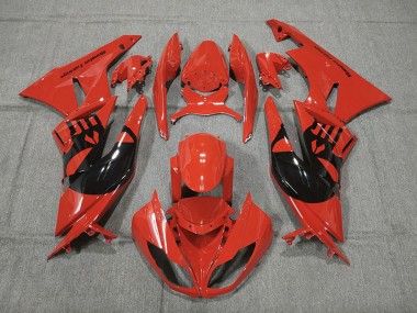 Best Aftermarket 2009-2012 Red Punisher Kawasaki ZX6R Fairings